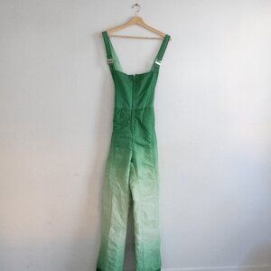 Vintage JC Penny Green Ombre Bib Overalls